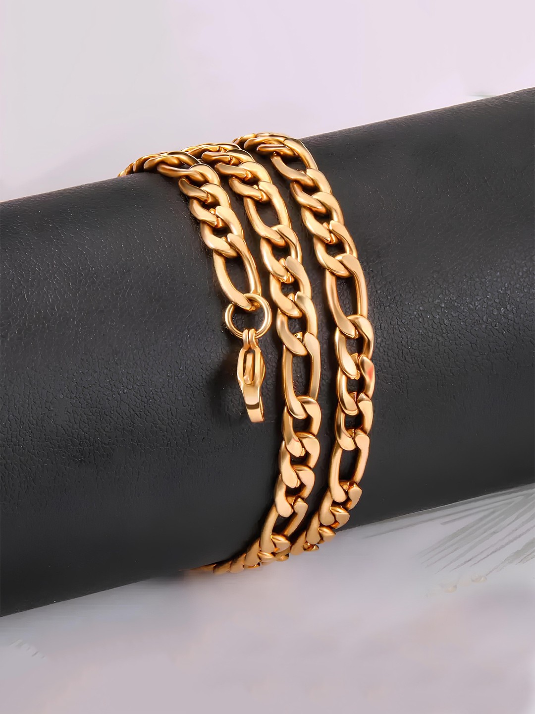 

KARISHMA KREATIONS Unisex Gold Plated Stainless Steel Chain