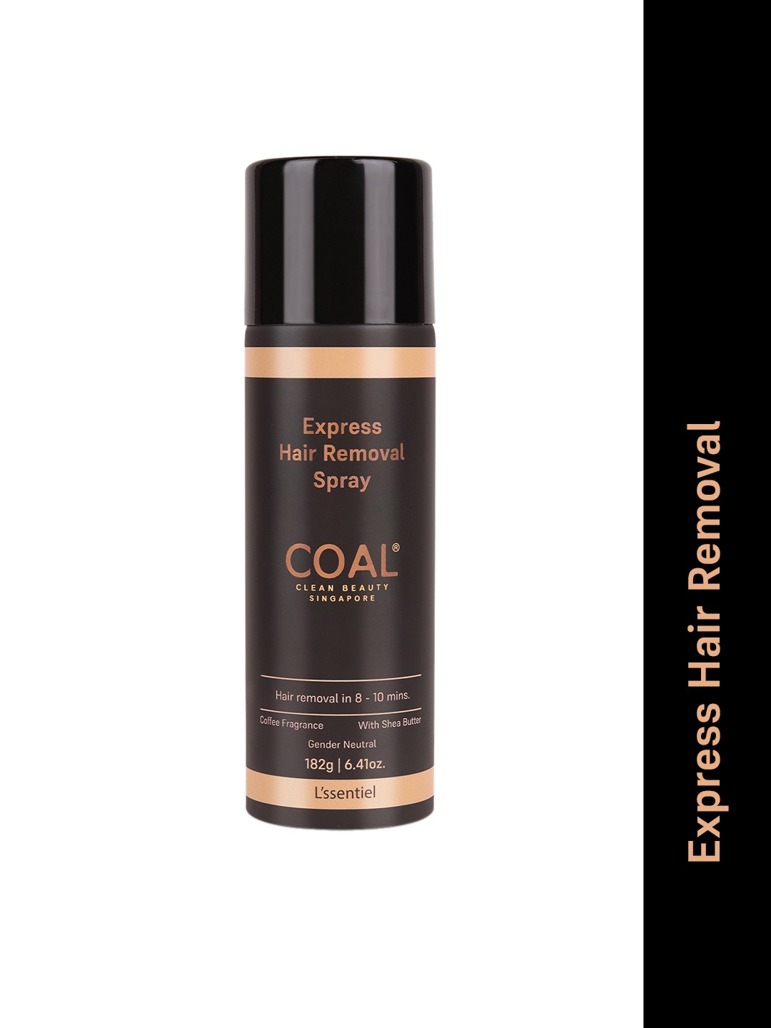 

COAL CLEAN BEAUTY Men L'ssential Express Hair Removal Spray - 200ml, Black
