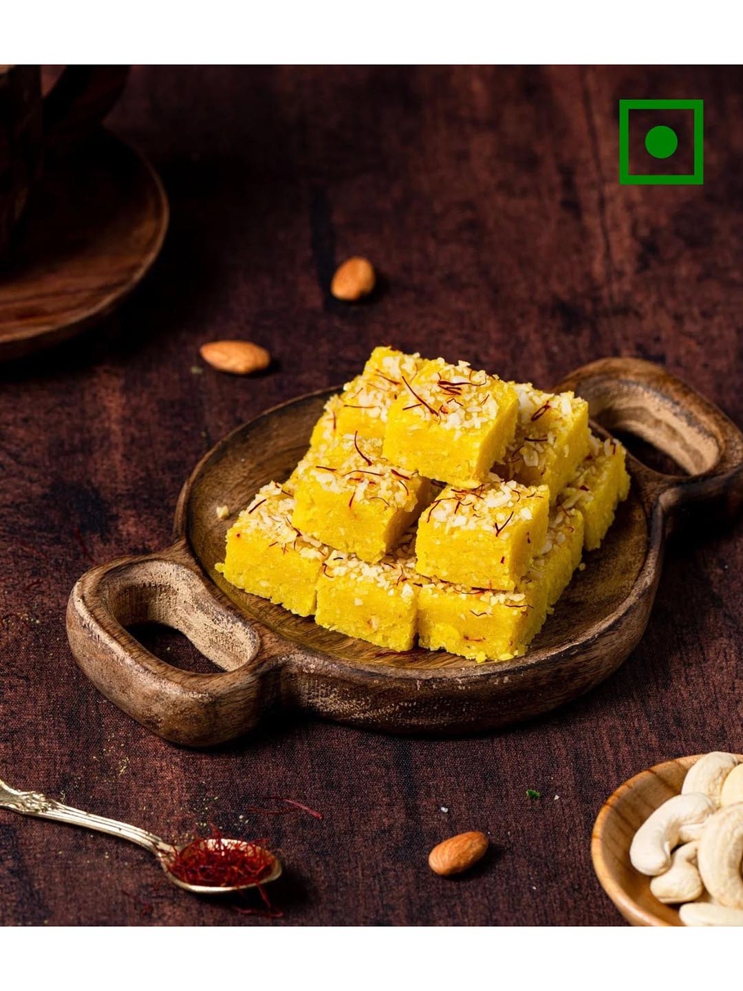 

The Baklava Box Badam Lauj Sweets 500 gms, Blue