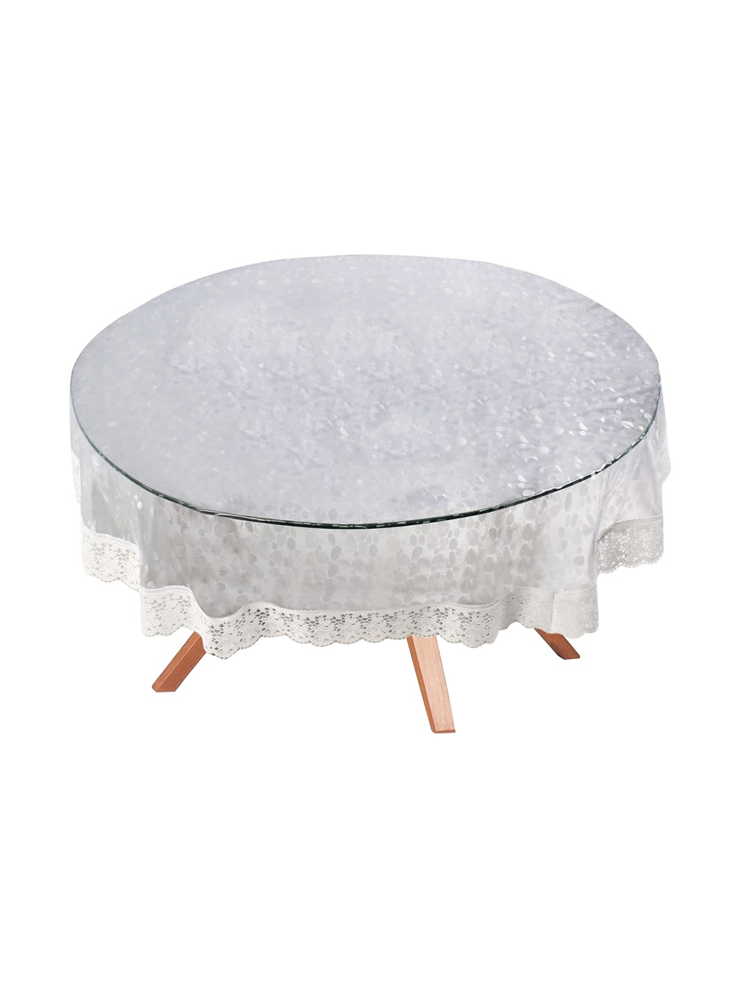 

Dakshya Industries Transparent Printed 6-Seater Table Cover