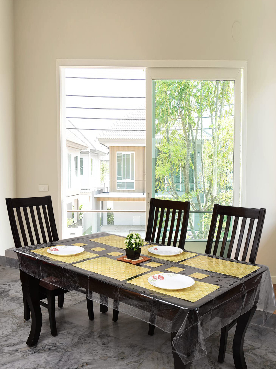 

Dakshya Industries Transparent 6-Seater Table Cover