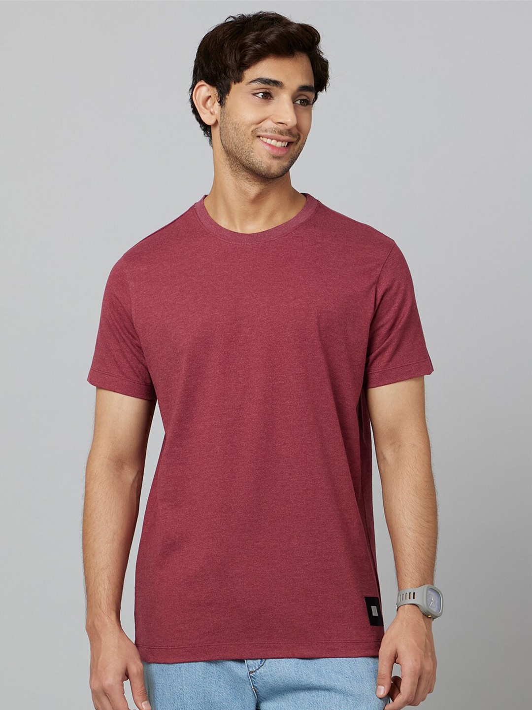 

Smugglerz Antimicrobial Cotton T-shirt, Maroon