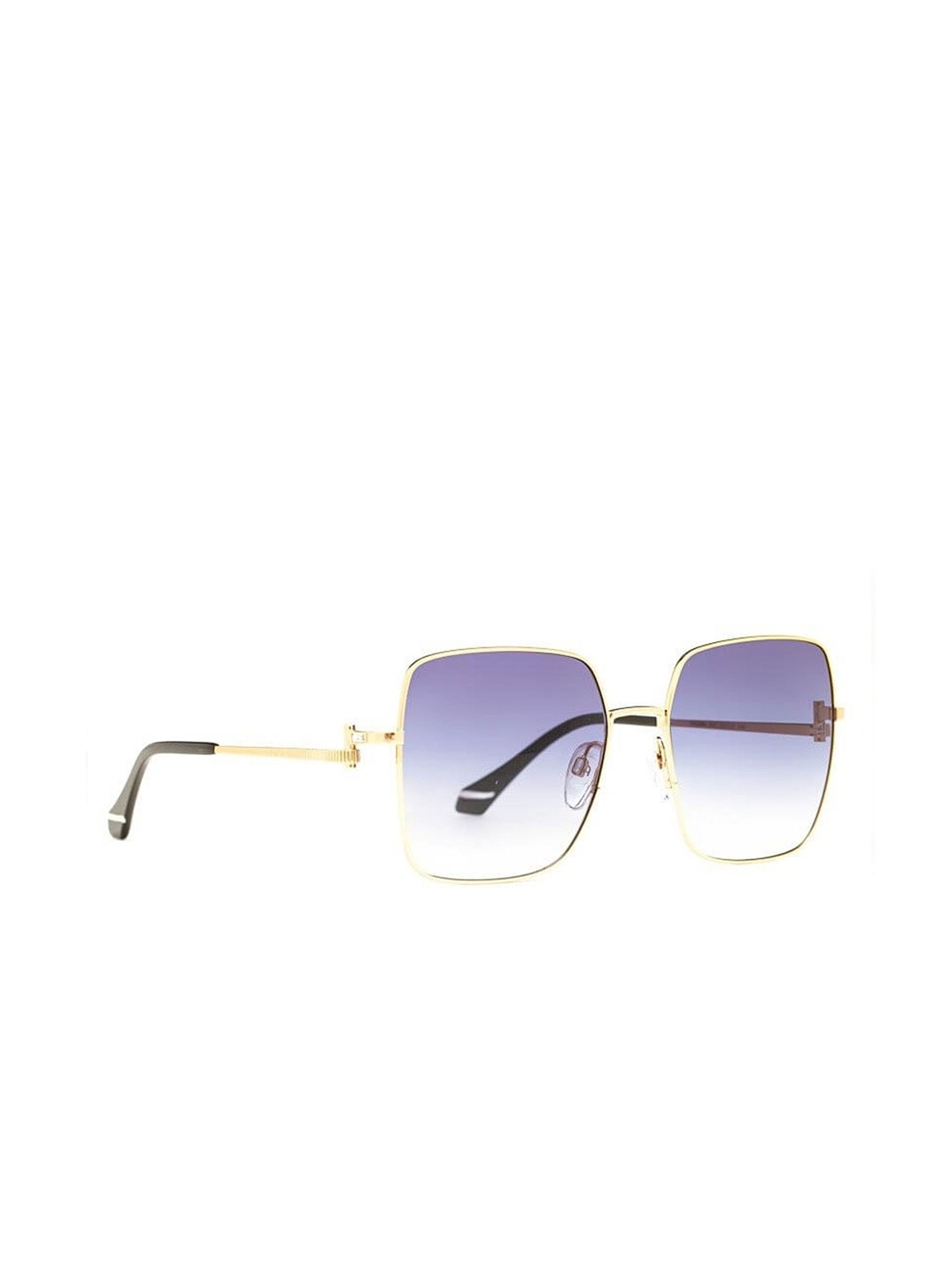 

Ana Hickmann Women Round Sunglasses With UV Protected Lens AH326304ASG, Blue
