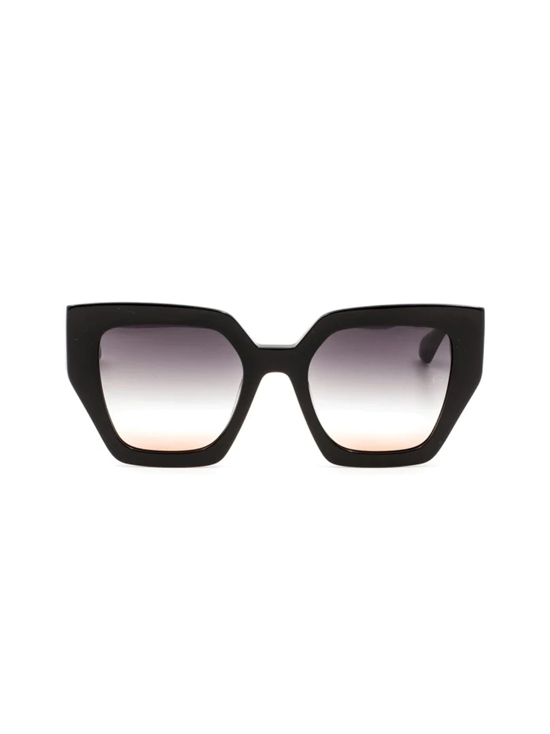 

Ana Hickmann Women Blue Lens & Black Round Sunglasses with UV Protected Lens