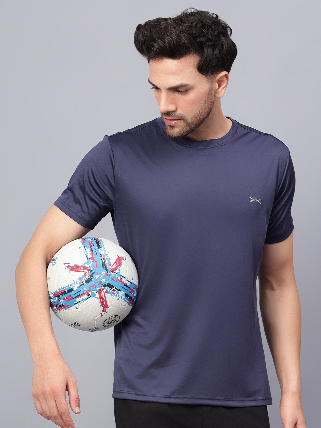 

Shiv Naresh Short Sleeves Sports T-shirt, Navy blue