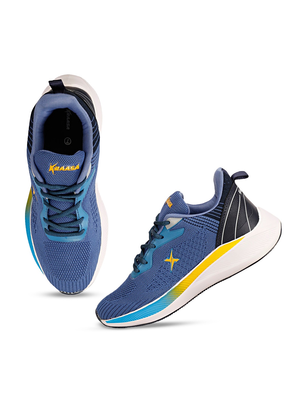 

KRAASA Men Mesh Running Sports Shoes, Blue
