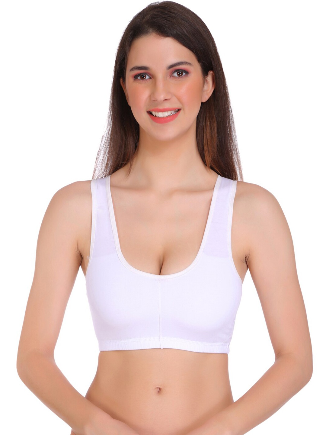 

Eve's Beauty Full Coverage Cotton Bra, White
