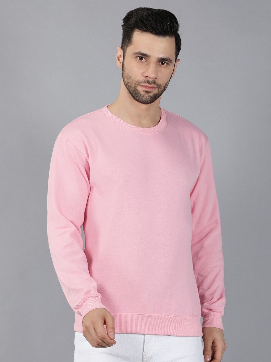 

Fashion And Youth Round Neck Pullover, Pink