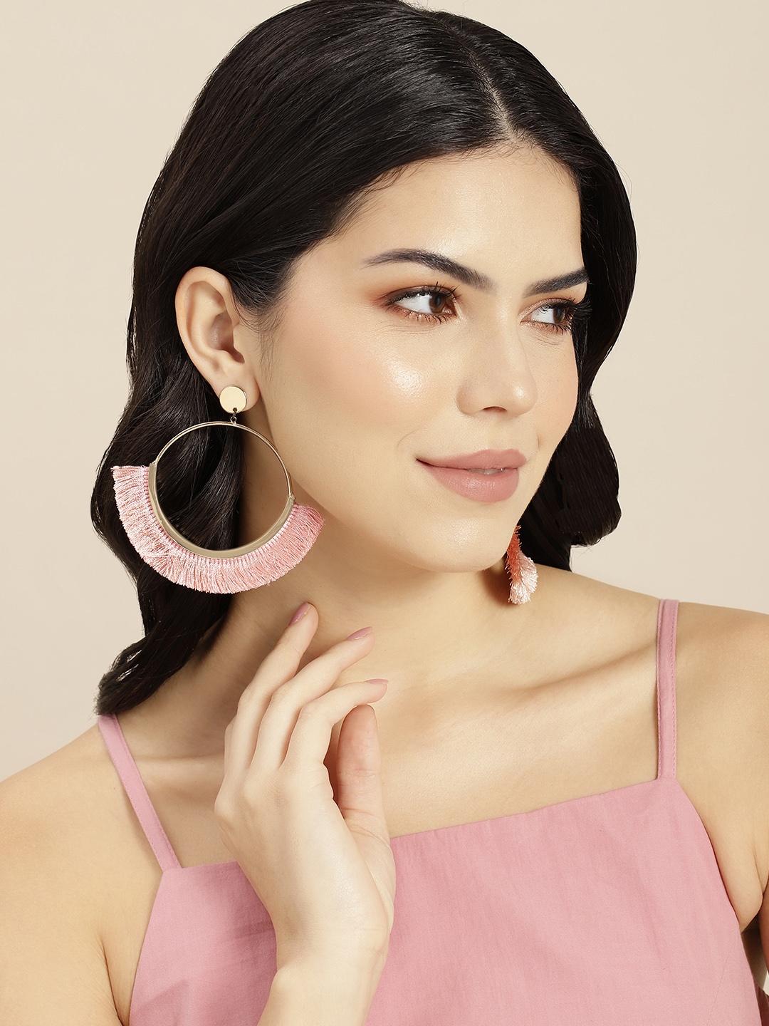 

Anouk Gold-Plated Contemporary Hoop Earrings