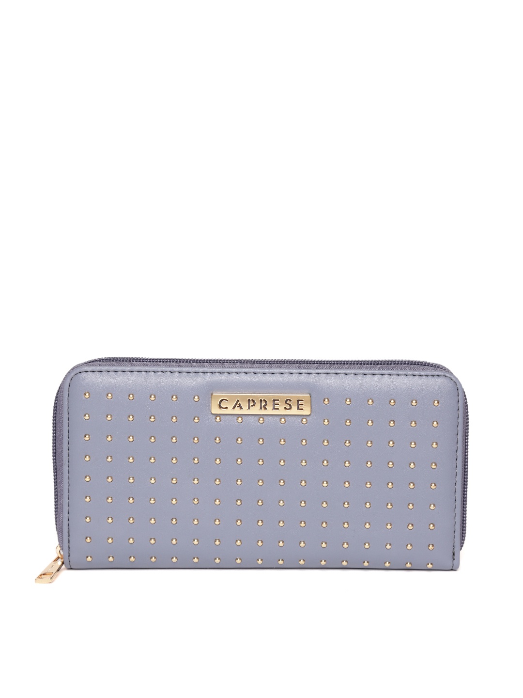 

Caprese Women Blue Studded Zip Around Wallet
