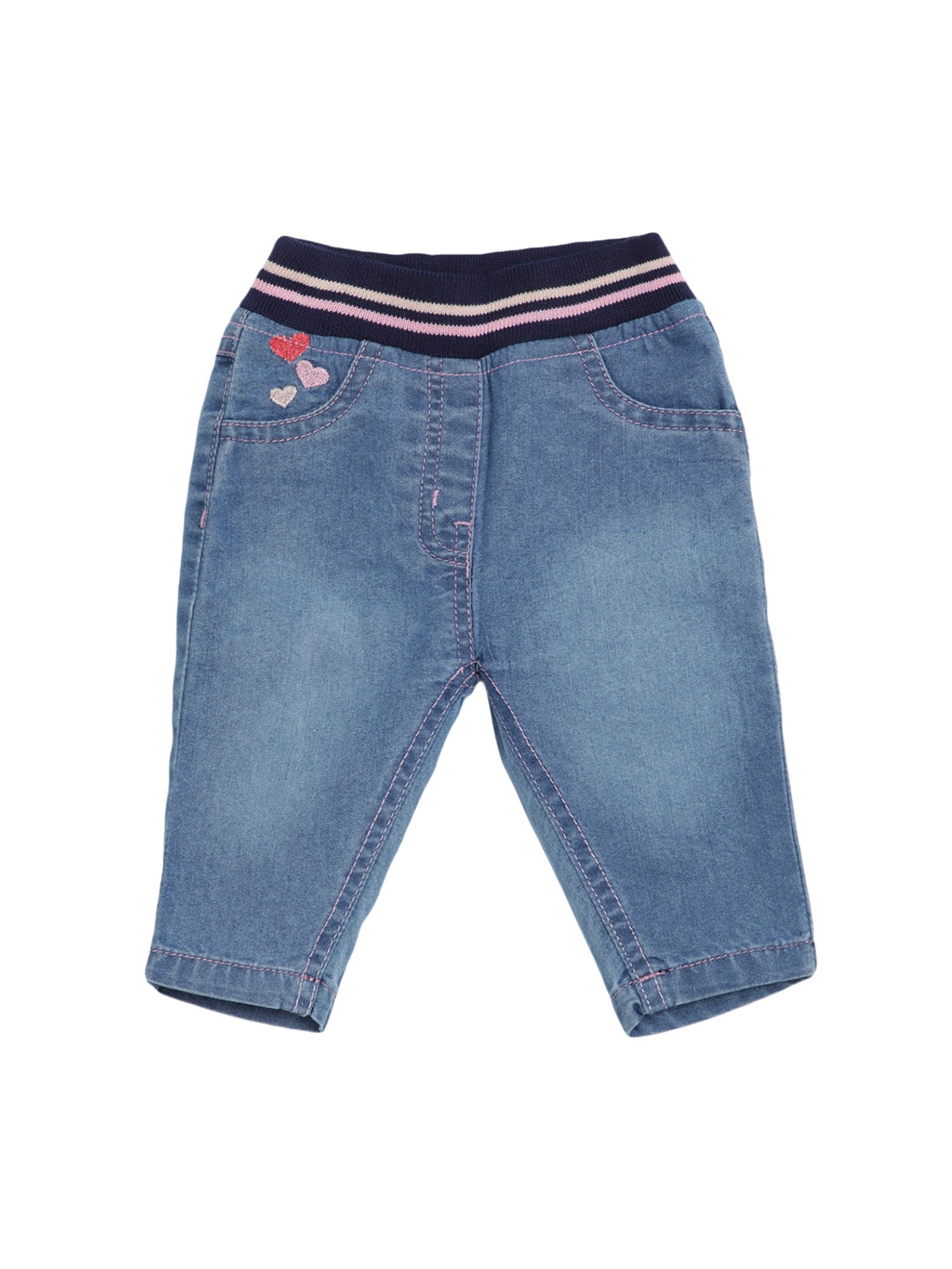 

V-Mart Infants Mid-Rise Clean Look Jeans, Blue