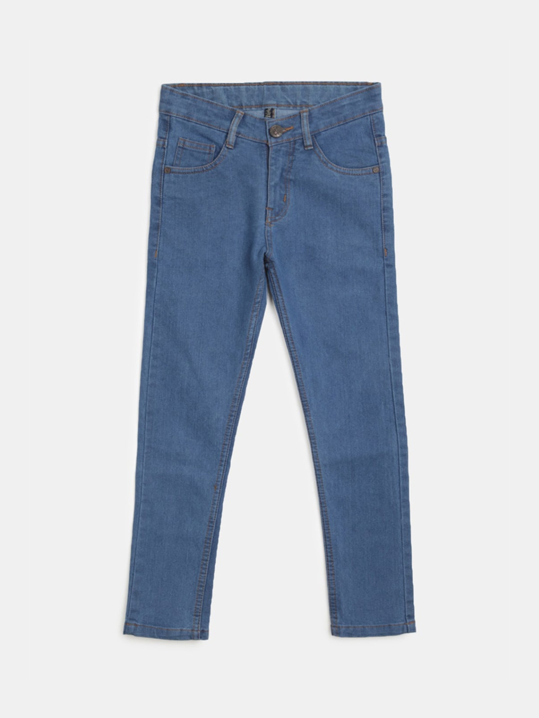 

V-Mart Boys Mid-Rise Pure Cotton Jeans, Blue
