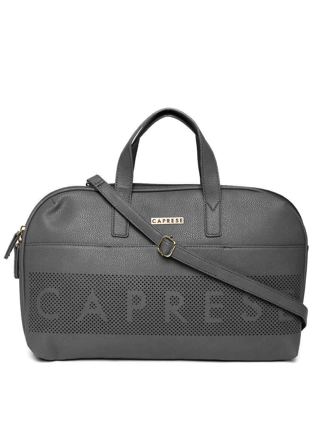 

Caprese Black Solid Handheld Bag