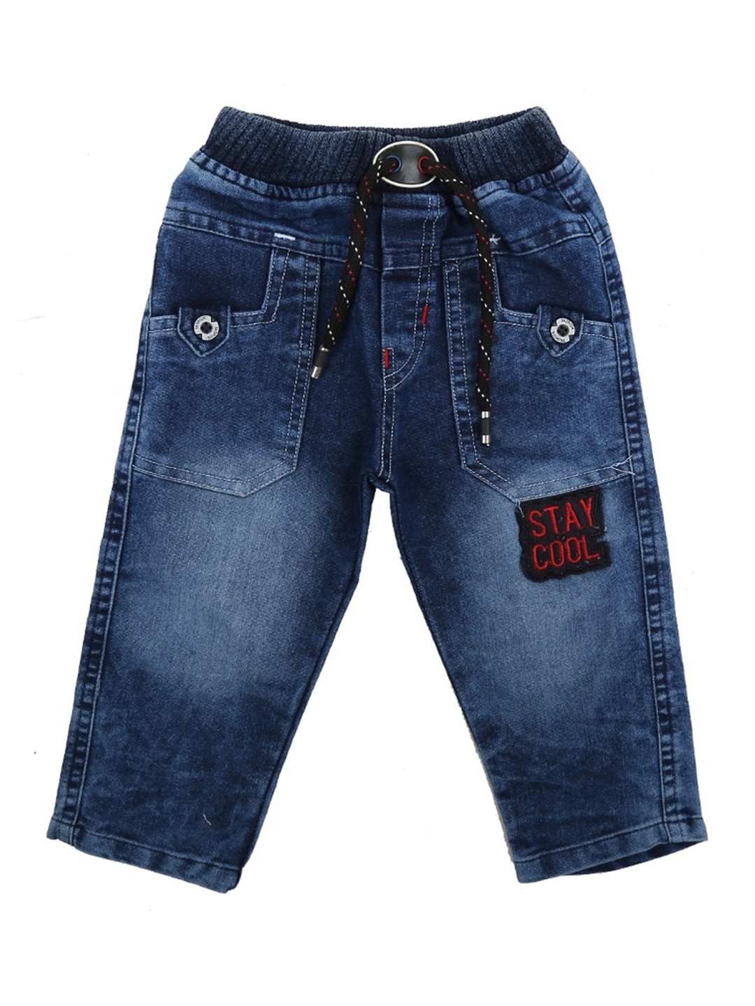 

V-Mart Infants Kids Clean Look Light Fade Jeans, Blue
