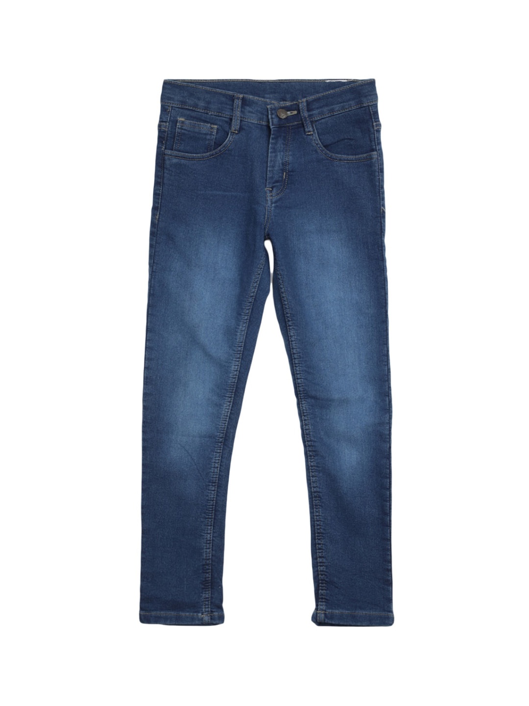 

V-Mart Boys Clean Look Light Fade Cotton Jeans, Blue