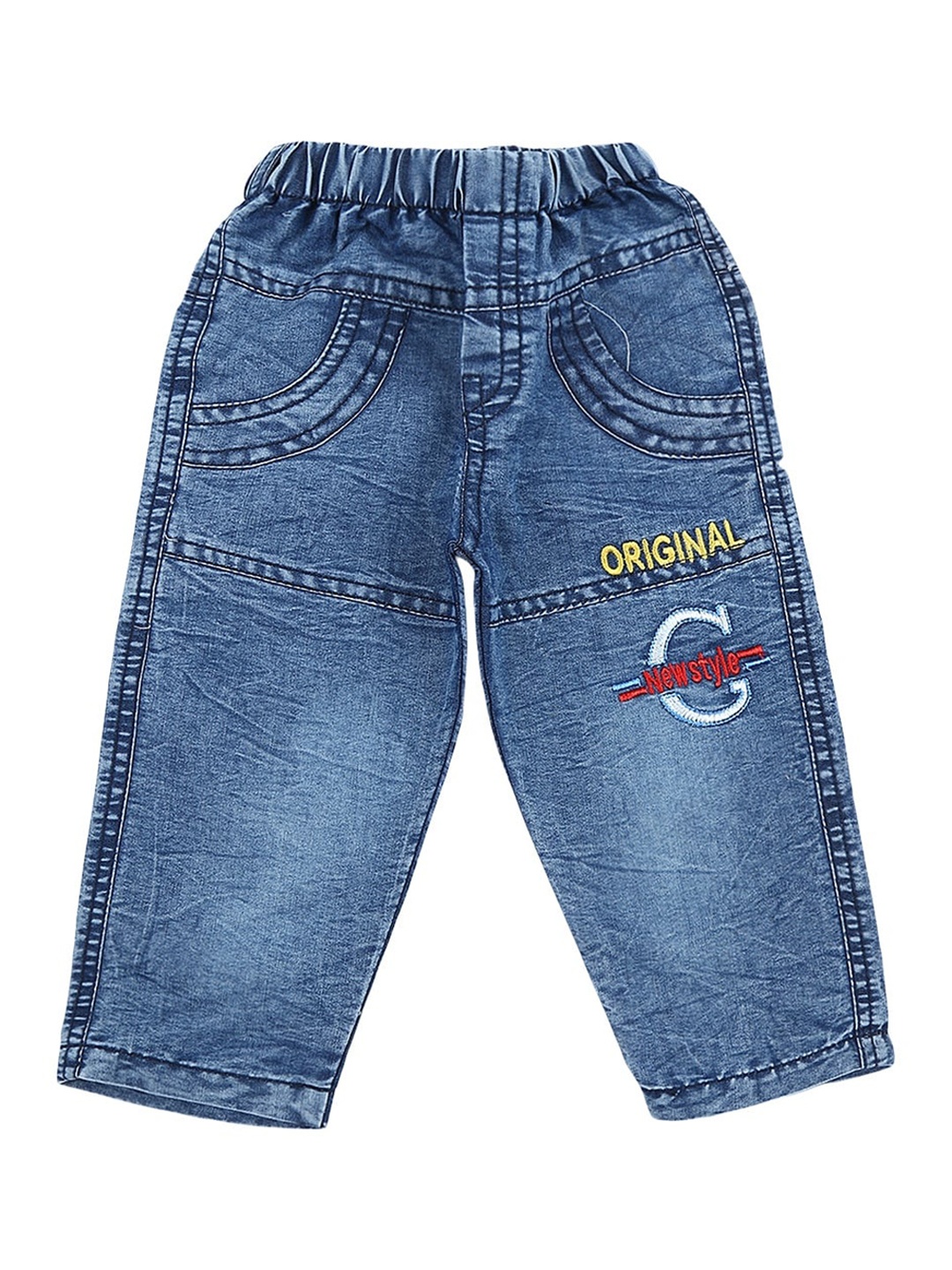 

V-Mart Infants Mid-Rise Clean Look Jeans, Blue