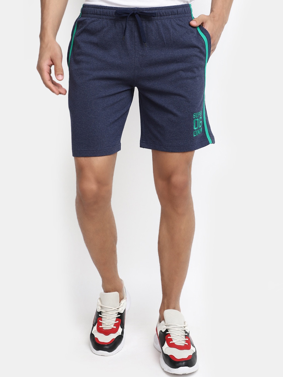 

V-Mart Men Cotton Shorts, Grey