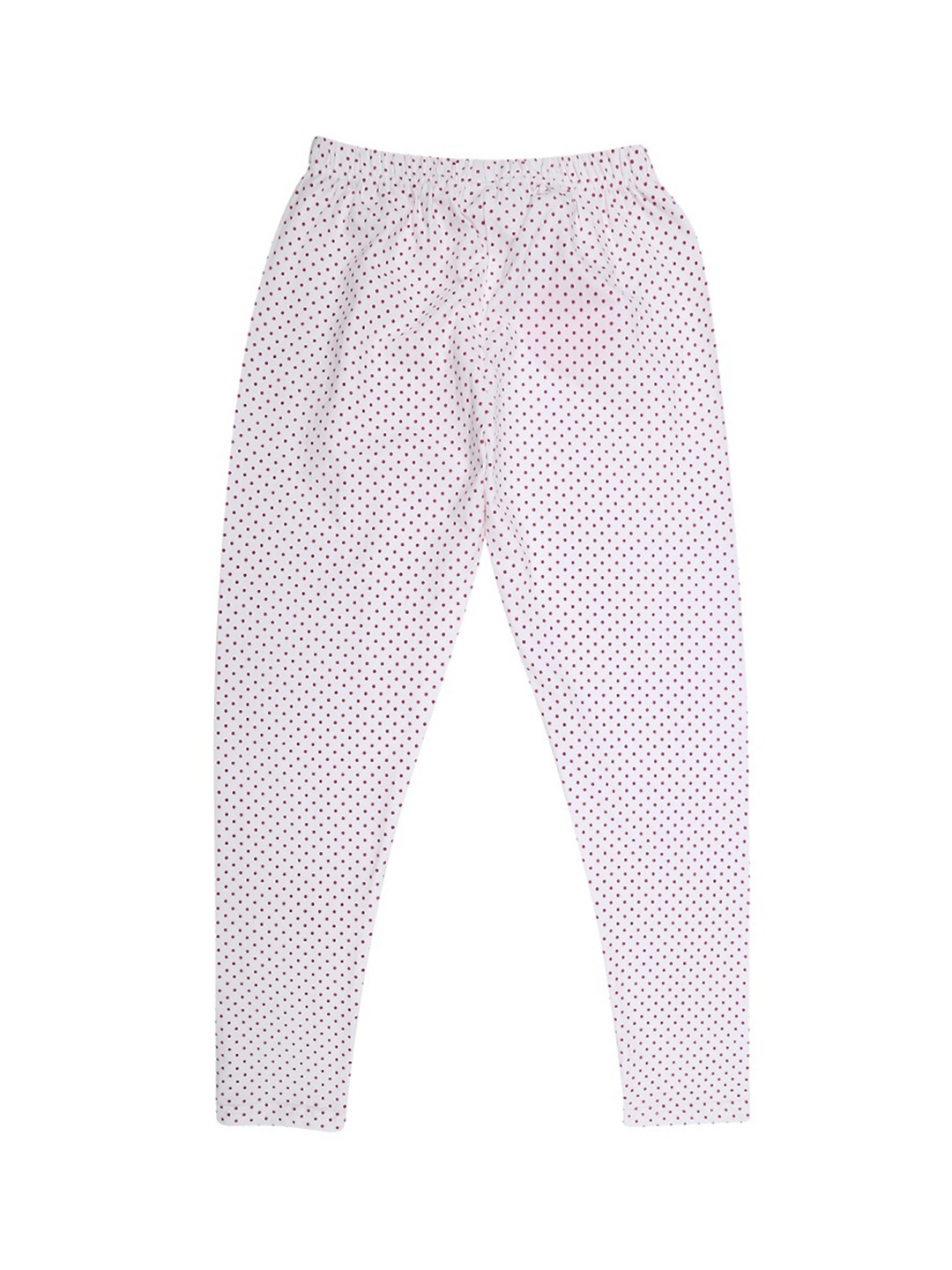 

V-Mart Girls Printed Ankle Length Leggings, White