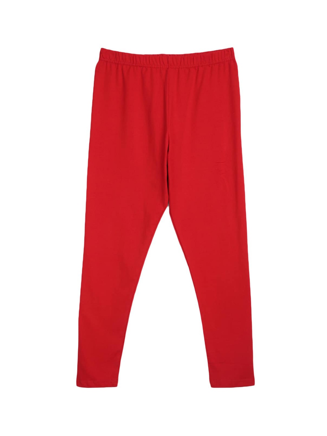 

V-Mart Girls Ankle Length Leggings, Red