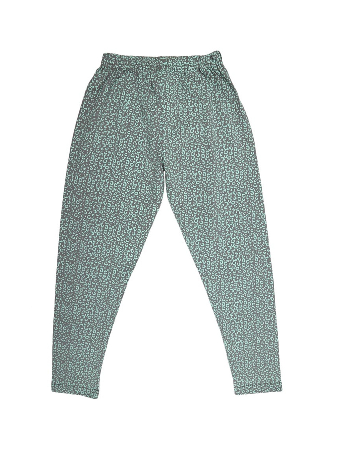 

V-Mart Girls Printed Ankle Length Leggings, Grey