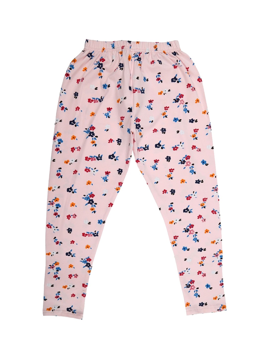 

V-Mart Girls Printed Ankle Length Leggings, Pink