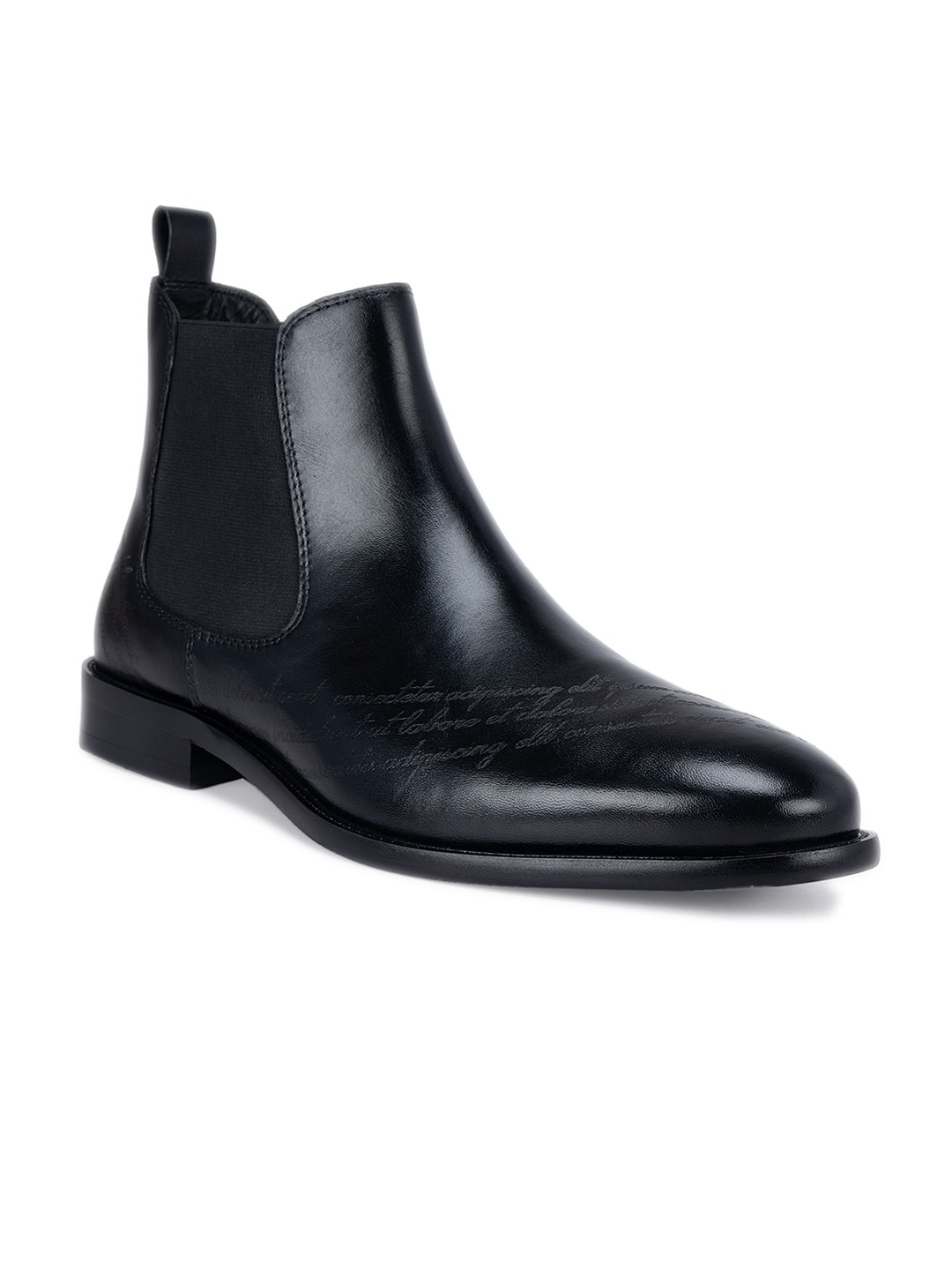 

ROSSO BRUNELLO Mid-Top Block Chelsea Boots, Black