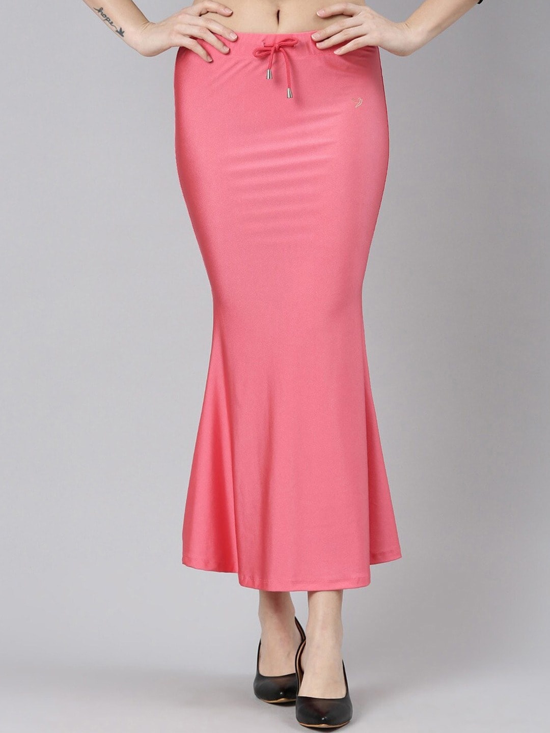 

TWIN BIRDS Mermaid Fit Stretchable Saree Shapewear, Pink