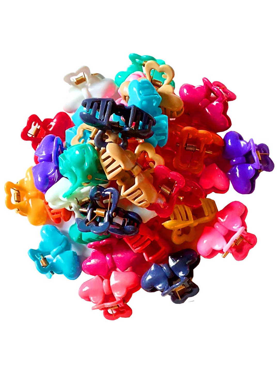 

LYTIX Girls Set Of 20 Claw Clips, Red