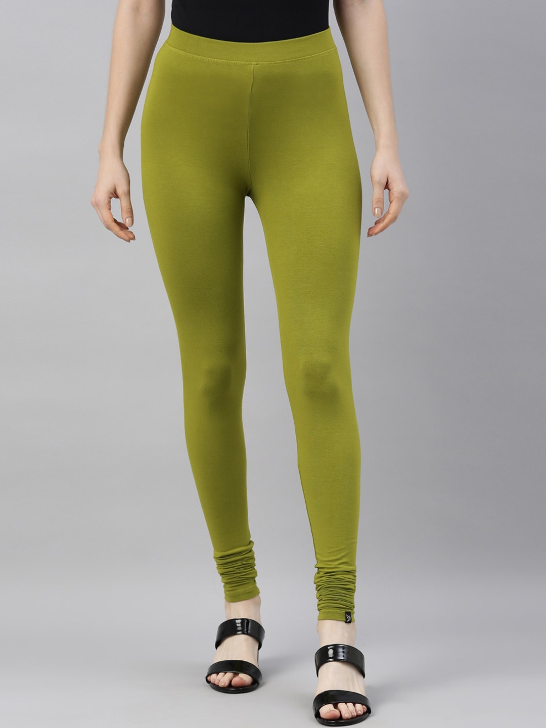 

TWIN BIRDS Churidar Length Legging, Green