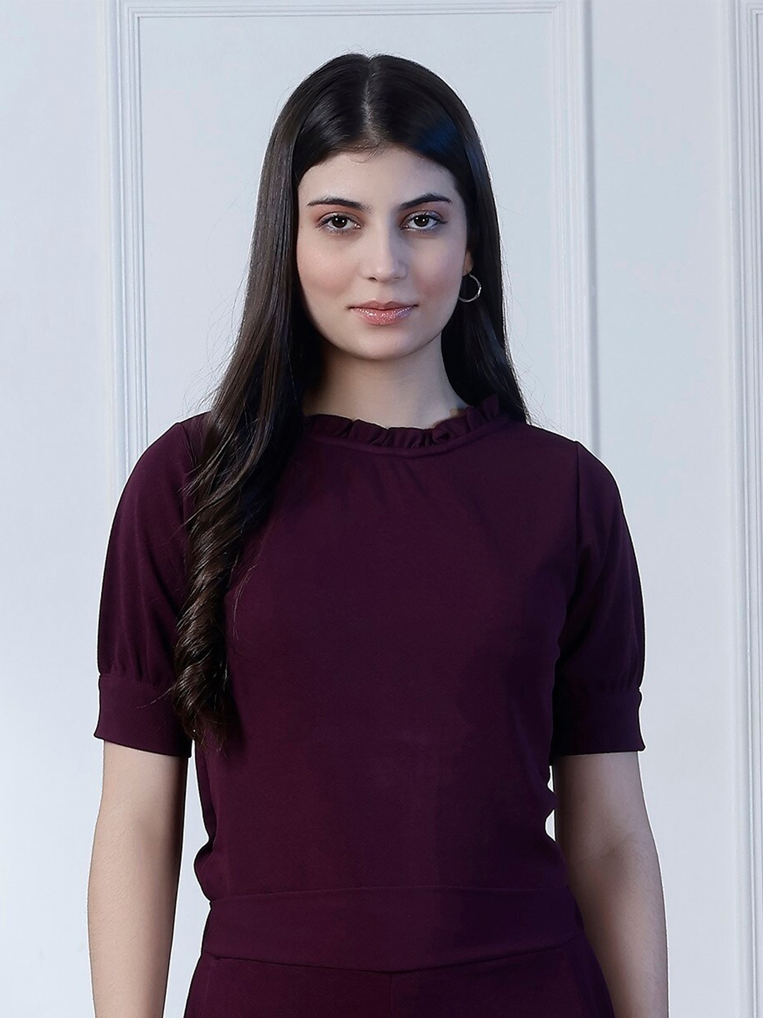 

NEUDIS Burgundy Top