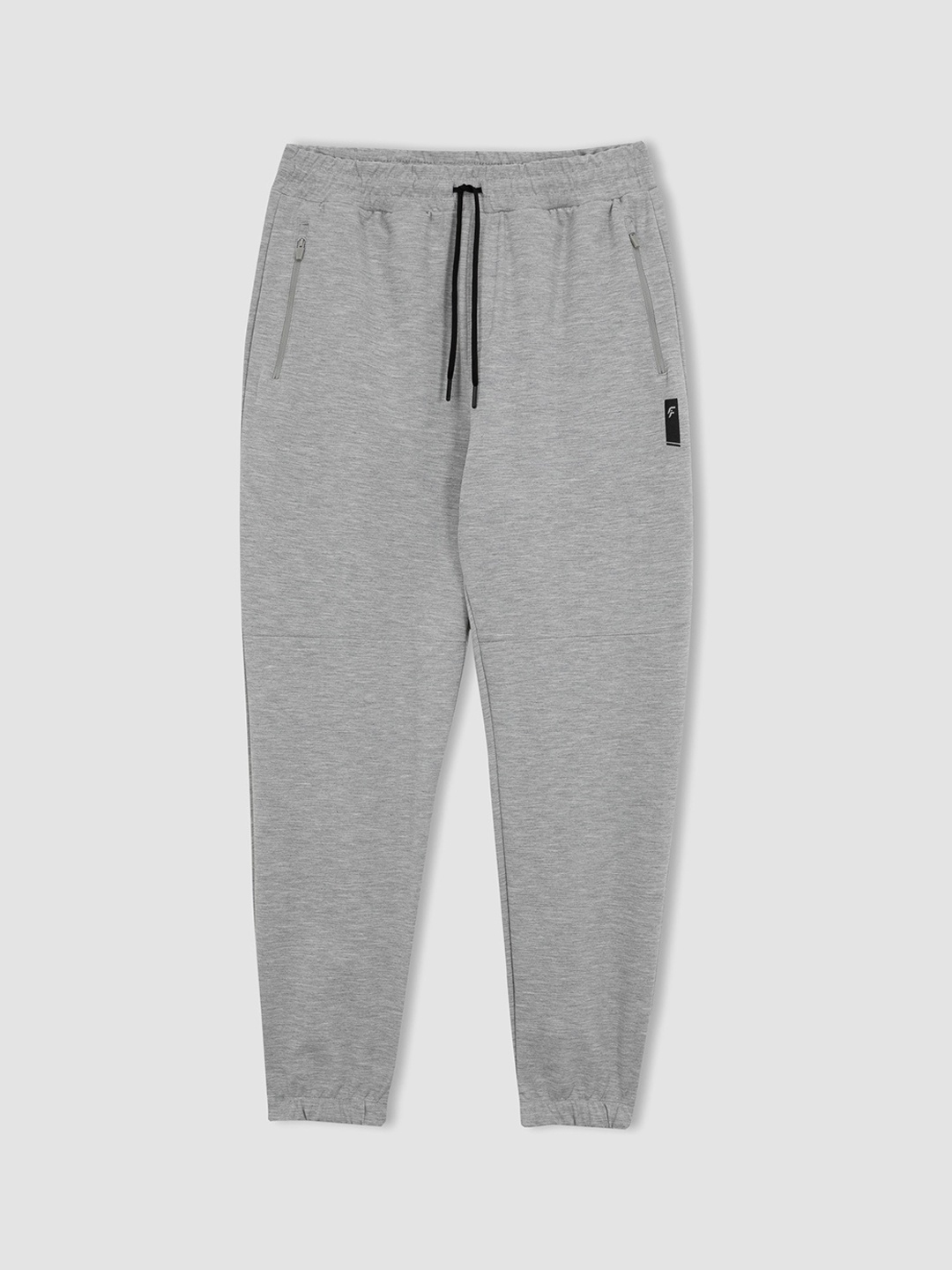 

DeFacto Men Mid Rise Plain Joggers, Grey