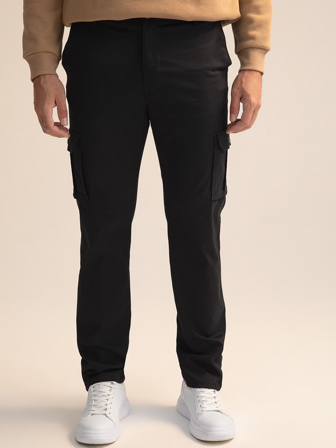 

DeFacto Men Mid-Rise Trousers, Na