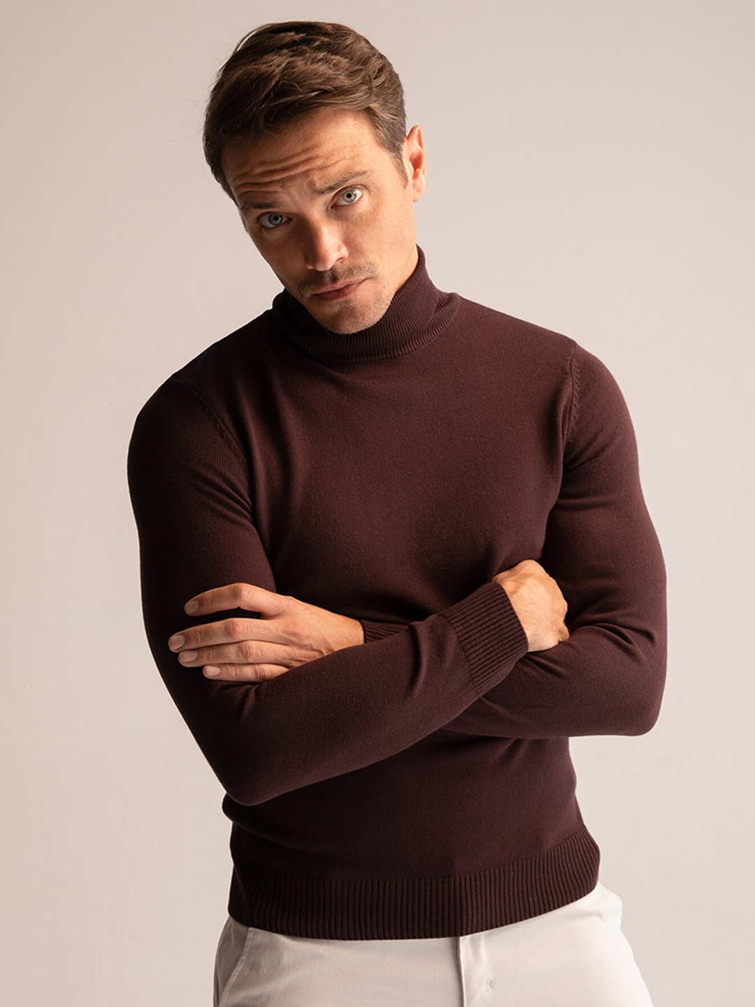 

DeFacto Turle Neck Pullover, Brown