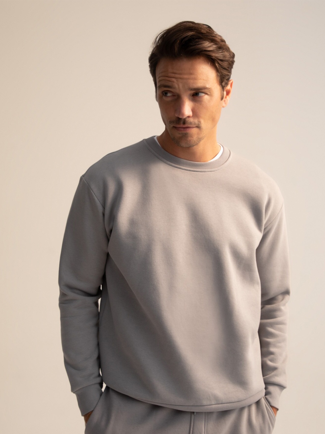 

DeFacto Long Sleeves Knitted Pullover, Grey