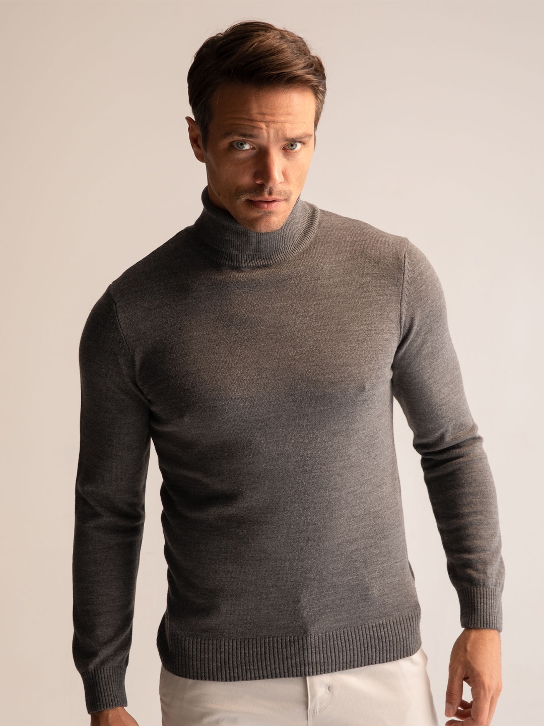 

DeFacto Turtle Neck Pullover, Grey