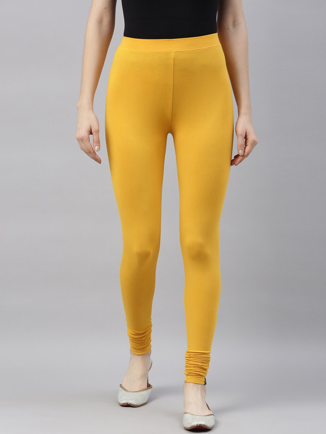 

TWIN BIRDS Churidar Length Leggings, Yellow