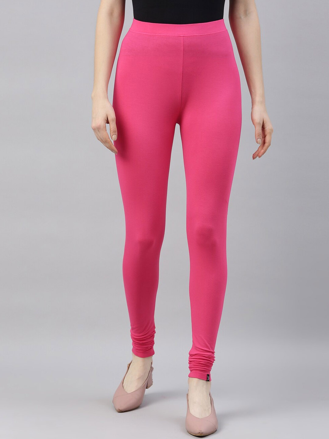 

TWIN BIRDS Churidar Length Leggings, Pink