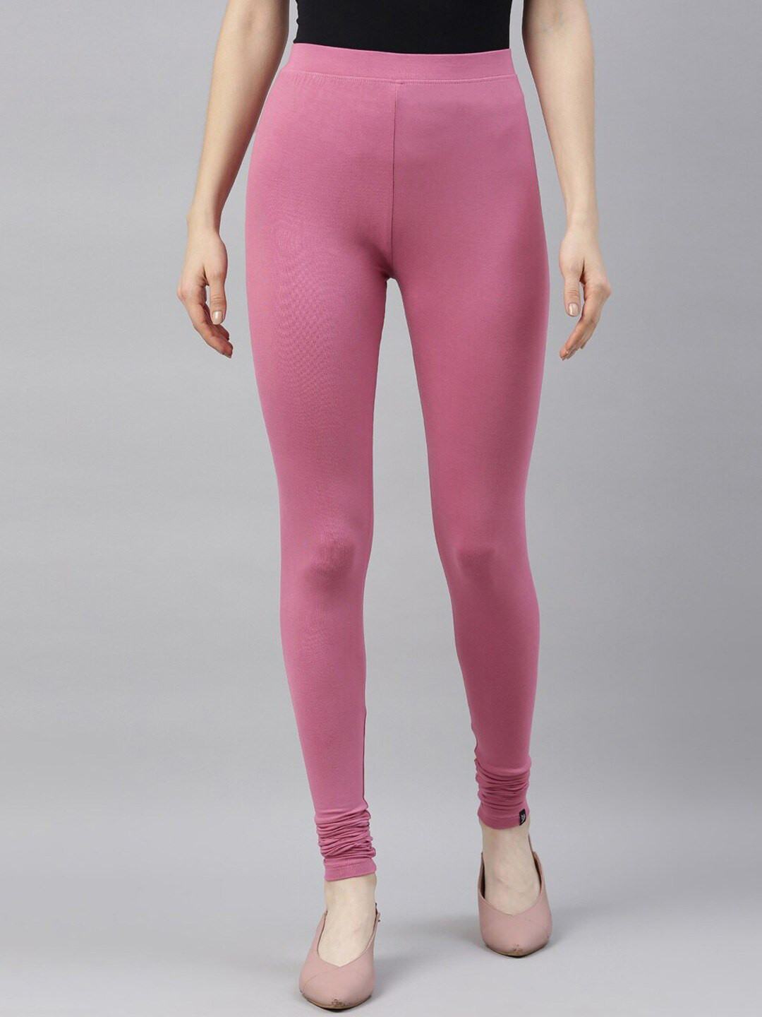 

TWIN BIRDS Churidar Length Leggings, Pink