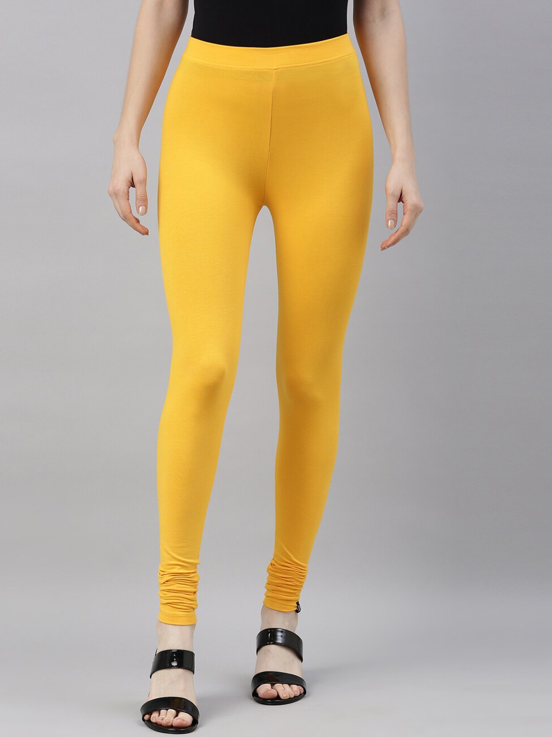

TWIN BIRDS Churidar Length Leggings, Yellow
