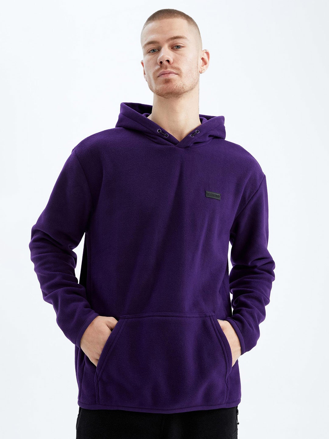 

DeFacto Hooded Long Sleeves Sweaters, Purple