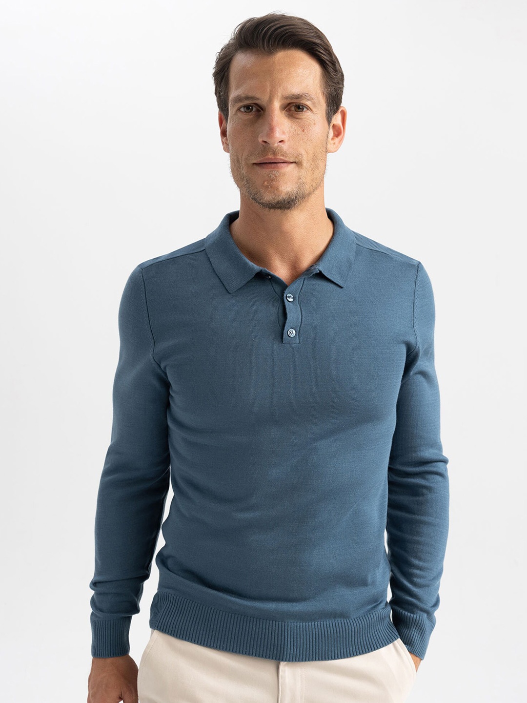 

DeFacto Spread Collar Pullover, Teal