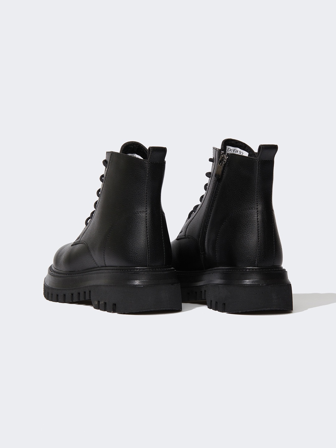 

DeFacto Women Mid Top Regular Boots, Black