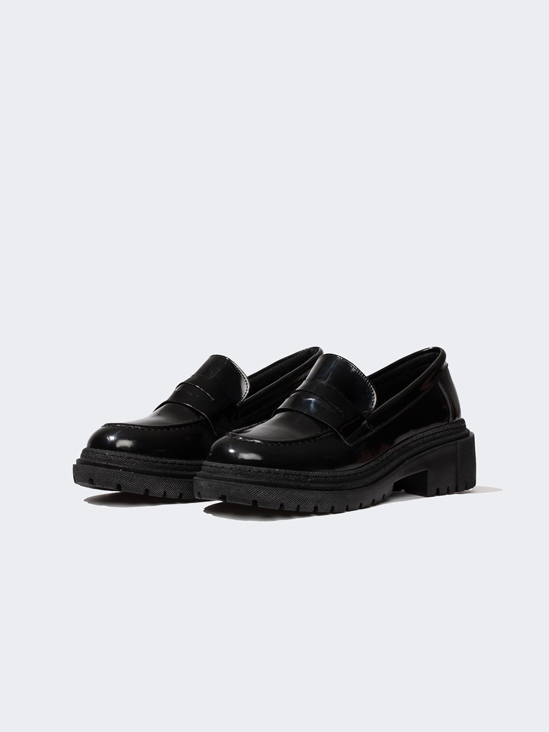 

DeFacto Women Comfort Insole Penny Loafers, Black