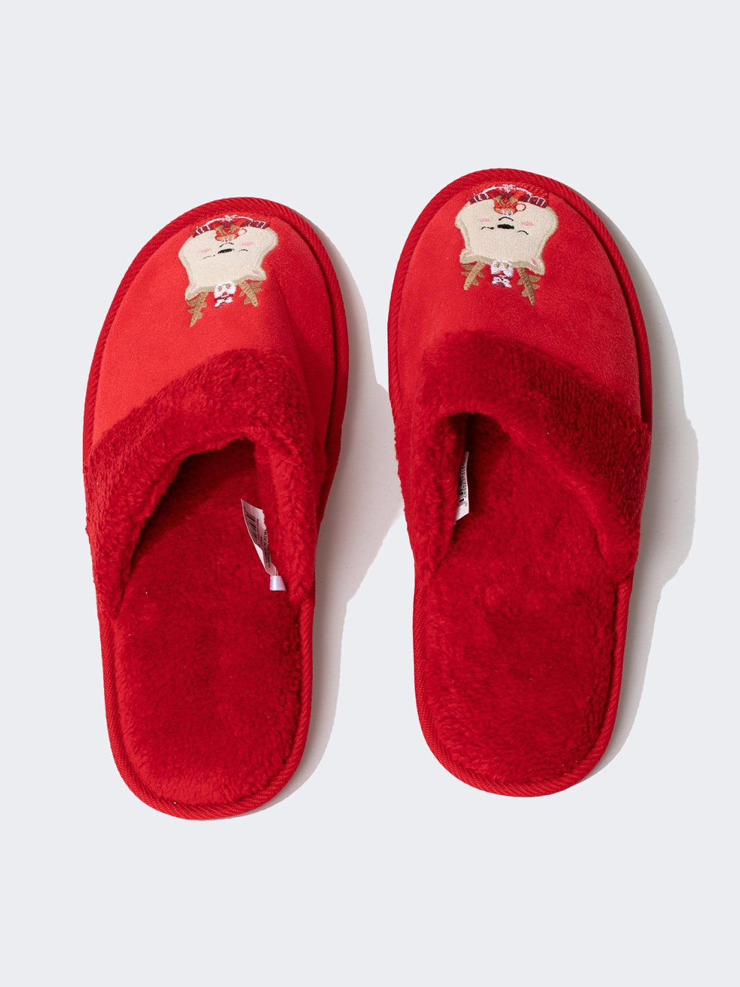 

DeFacto Women Printed Room Slippers, Red