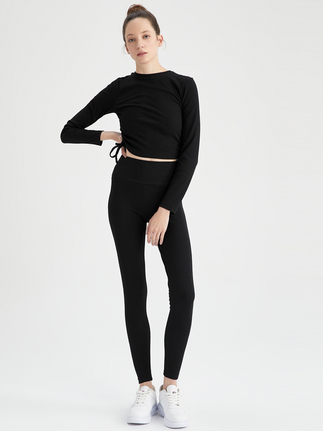 

DeFacto Ankle-Length Leggings, Black