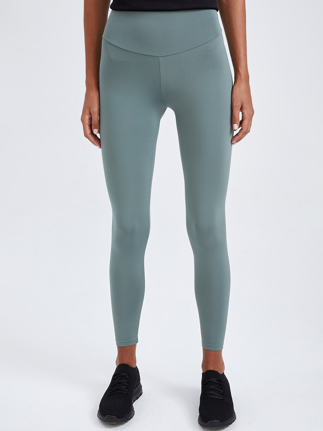 

DeFacto Women Ankle-Length Tights, Green