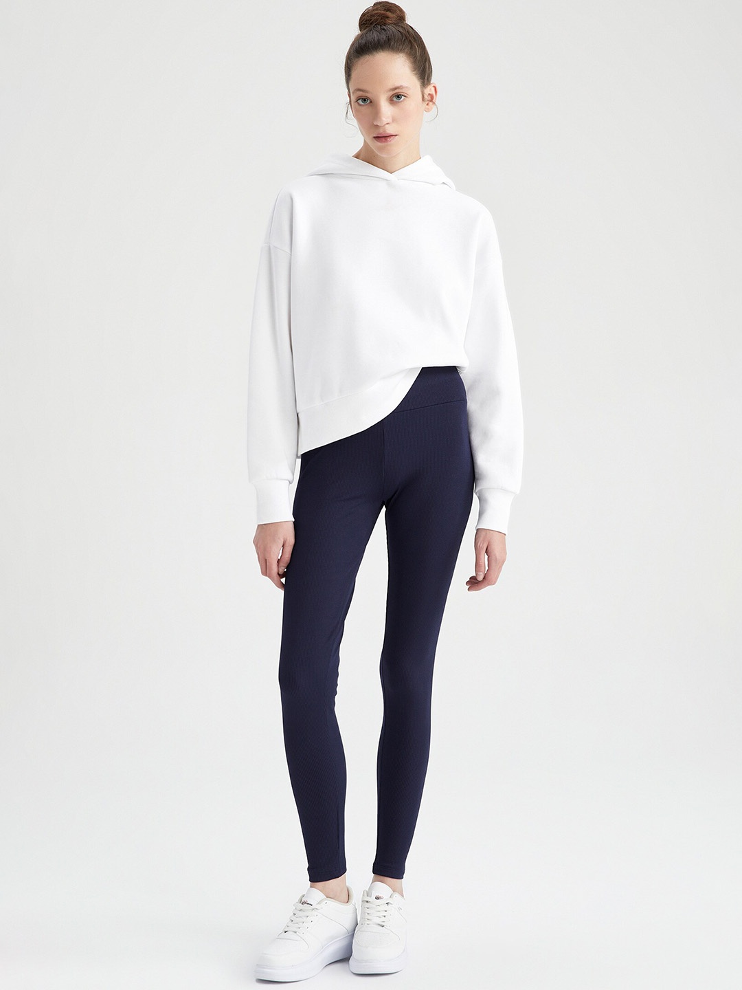 

DeFacto Women Ankle-Length Tights, Navy blue