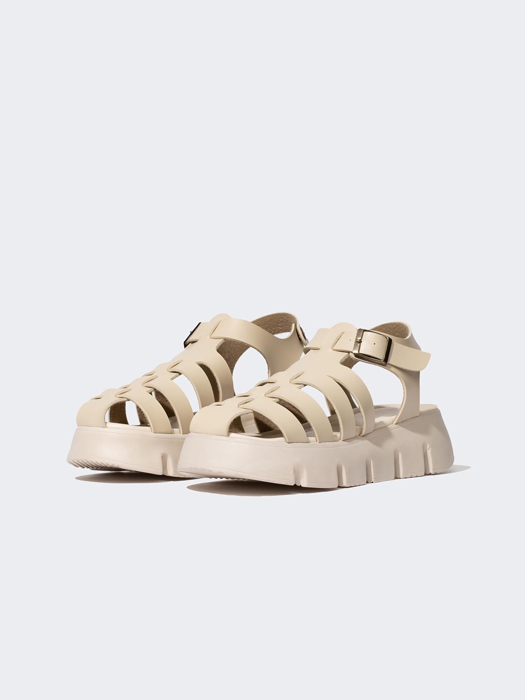 

DeFacto Women Flatform Heels, Beige