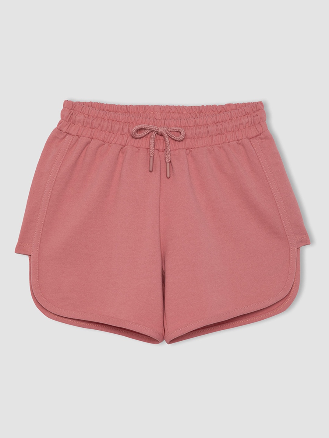 

DeFacto Women Mid Rise Shorts, Pink