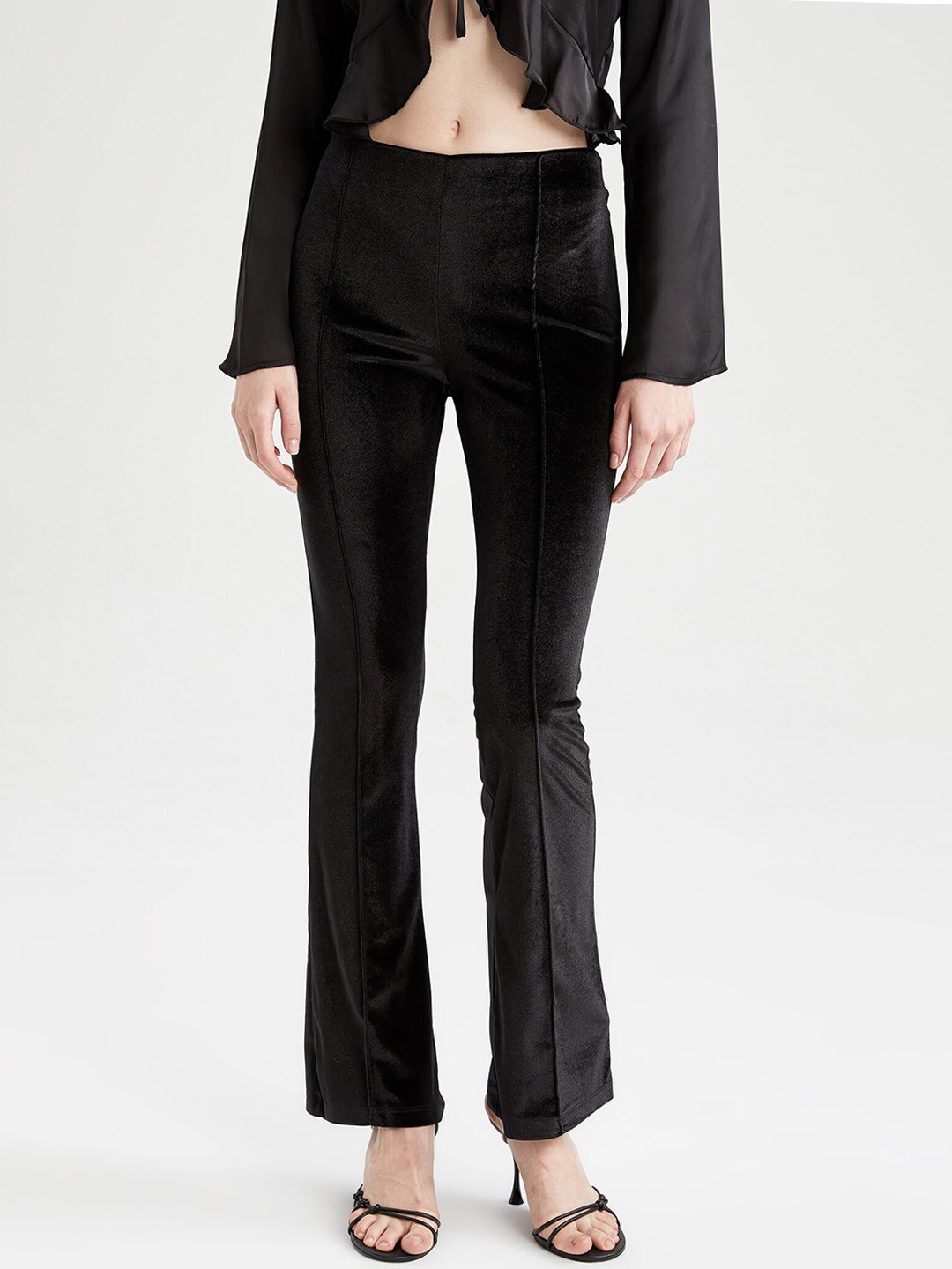 

DeFacto Women Mid-Rise Trousers, Na